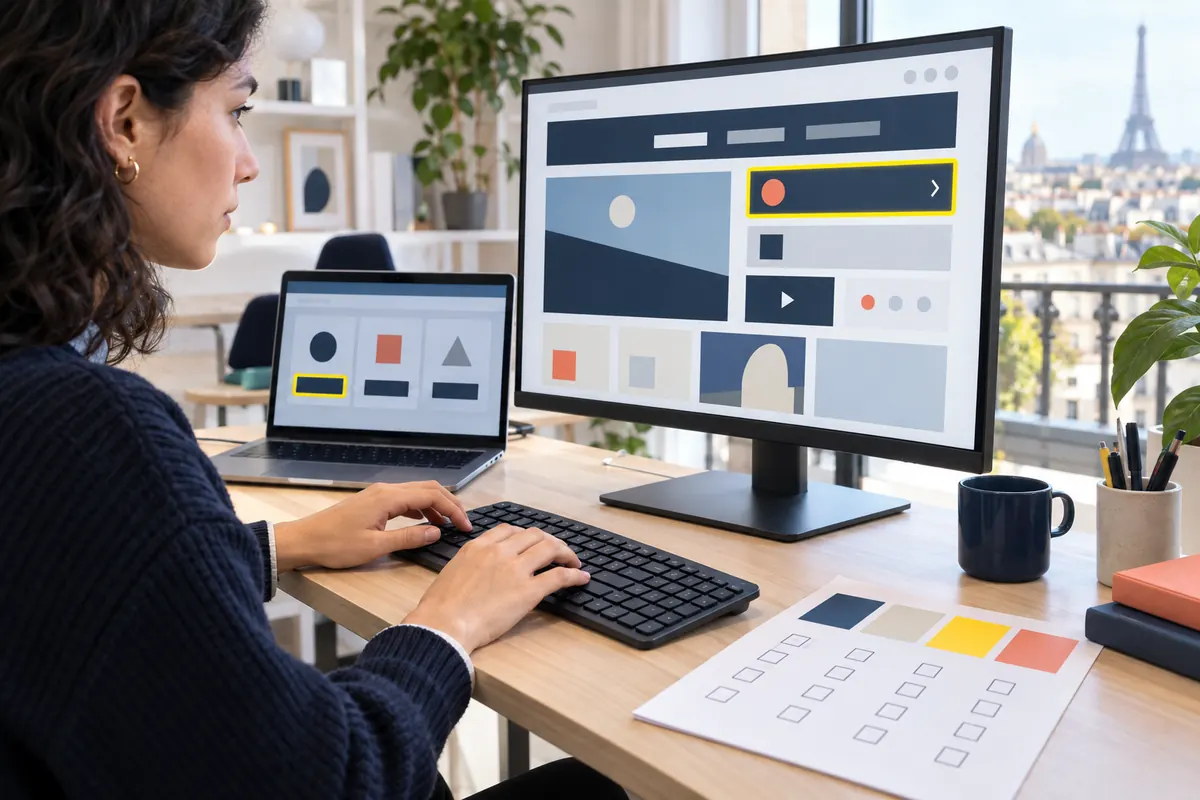 Vérification d’une interface web au clavier avec grille de contrôle et plusieurs tailles d’écran